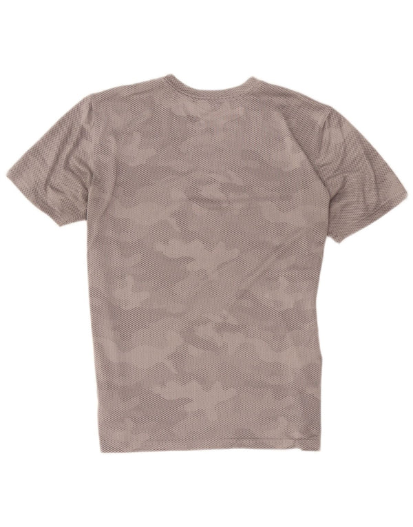 Tricou Nike pentru bărbați Dri Fit Top Medium Gri din poliester camuflaj