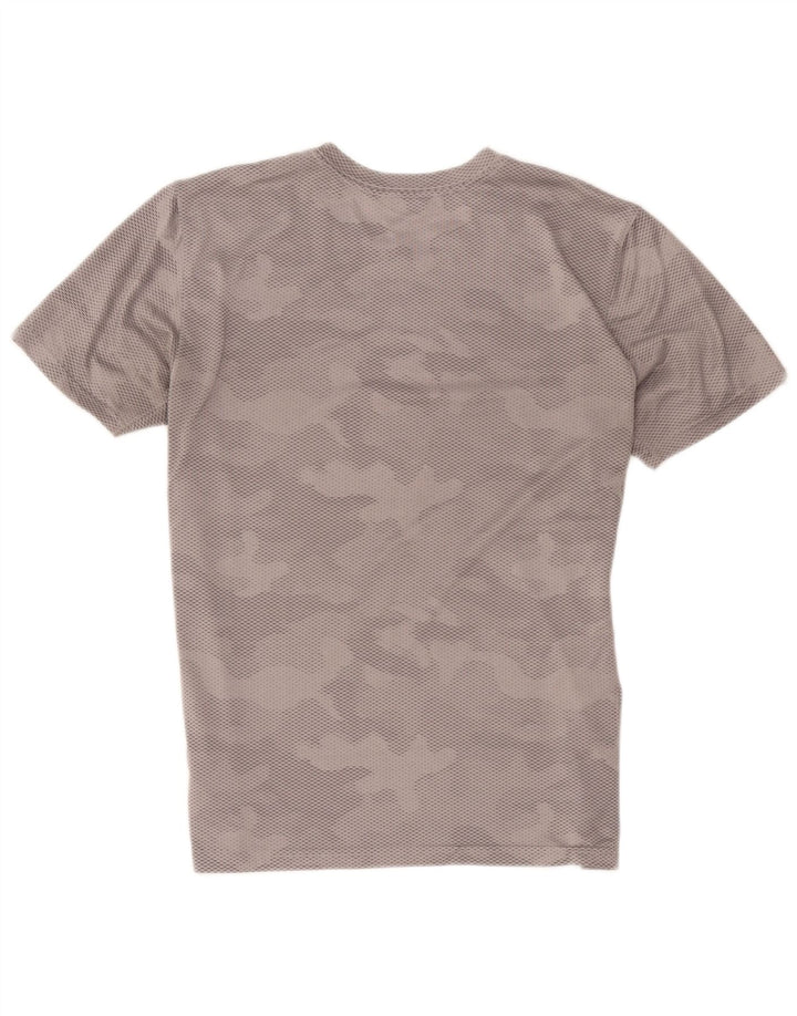 Tricou Nike pentru bărbați Dri Fit Top Medium Gri din poliester camuflaj