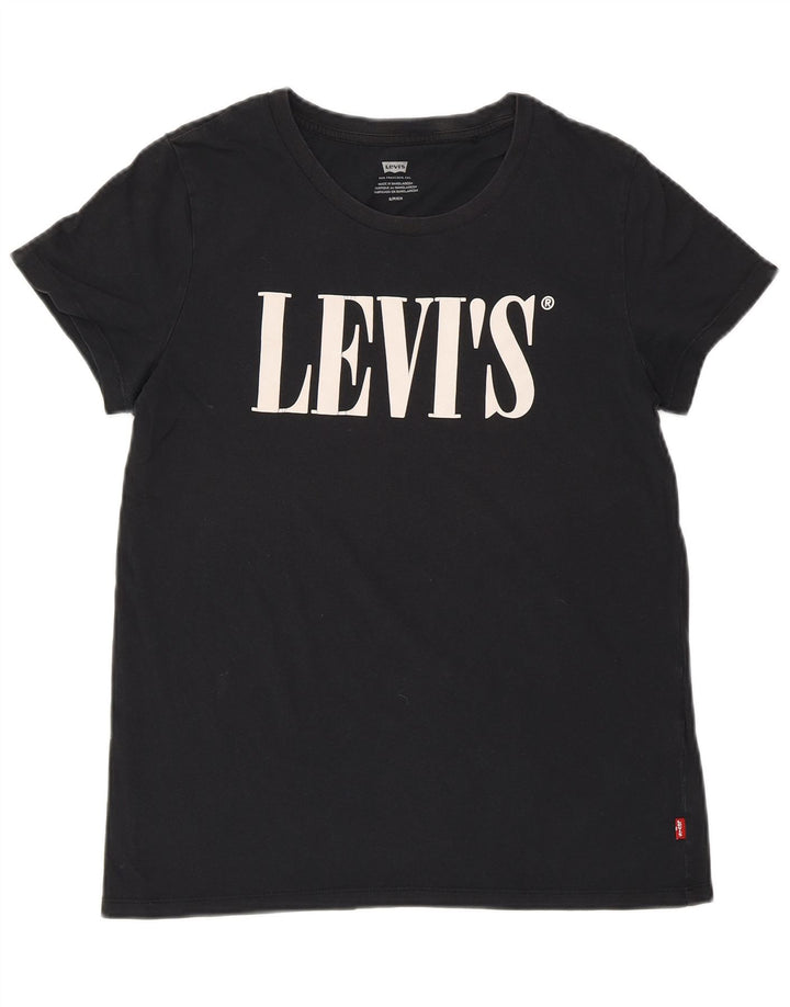 Tricou grafic LEVI'S pentru femei Top UK 10 Small Black