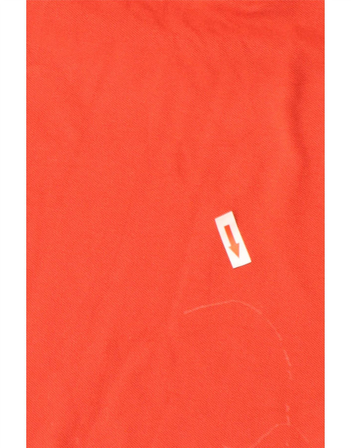 Tricou polo Sun68 pentru bărbați, bumbac roșu mediu