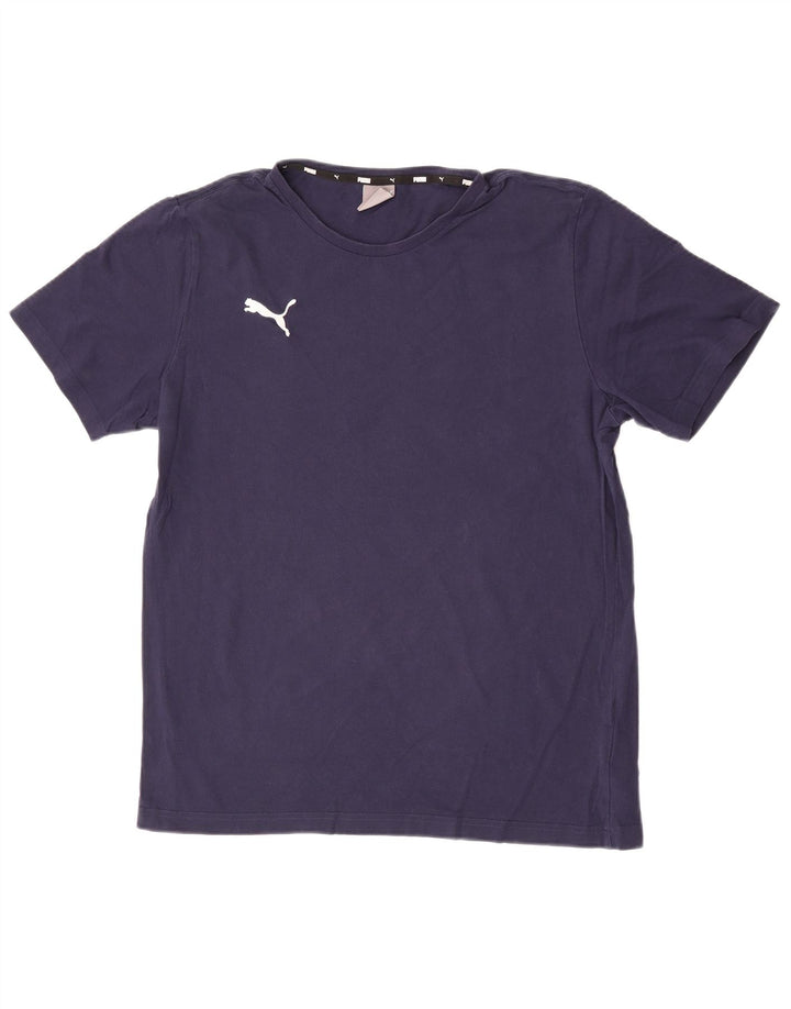 Tricou pentru bărbați Puma Top mare din bumbac bleumarin