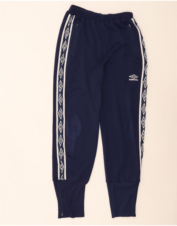 Pantaloni de trening grafic Umbro pentru bărbați Pantaloni de jogging mari, bleumarin, poliester
