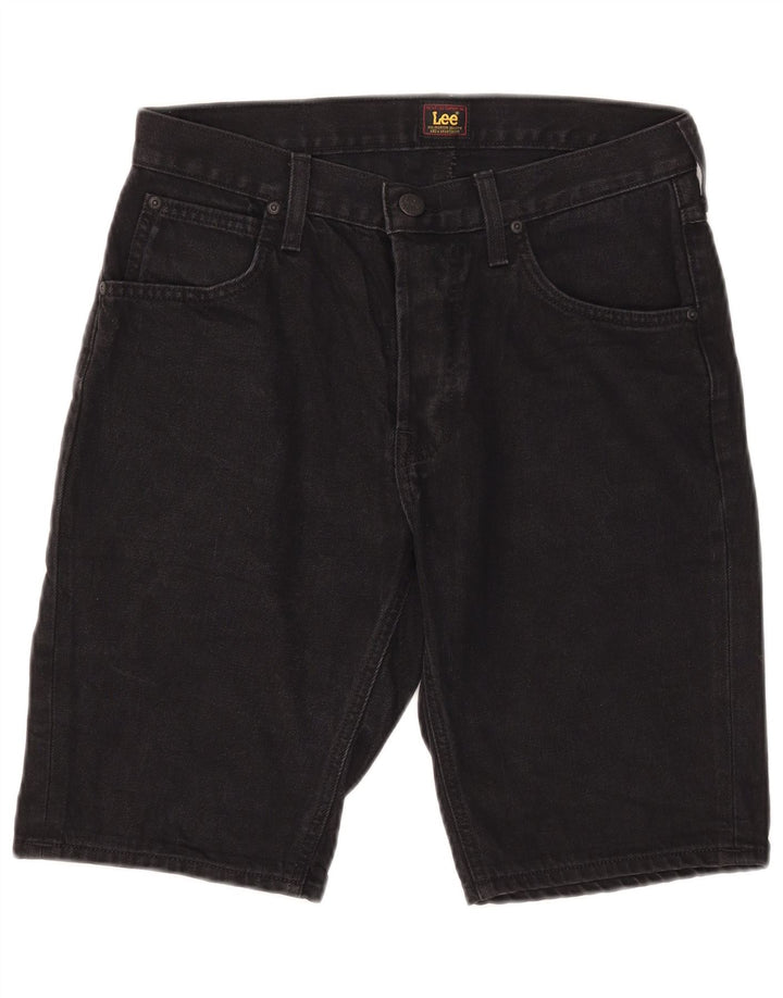 Pantaloni scurți din denim pentru bărbați Lee W30, bumbac mediu negru