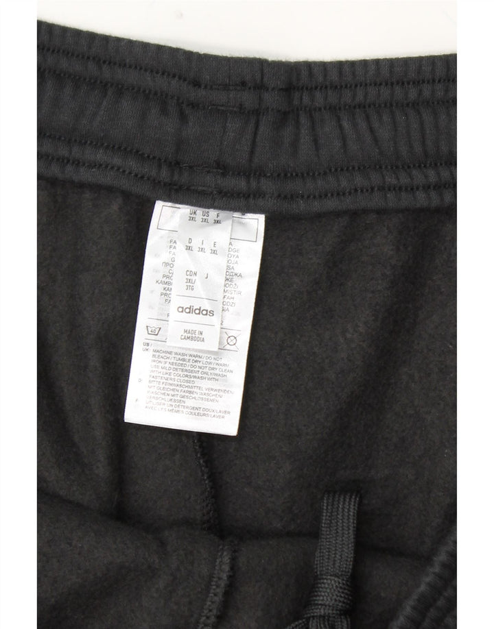 Pantaloni scurți sport pentru bărbați ADIDAS 3XL bumbac negru