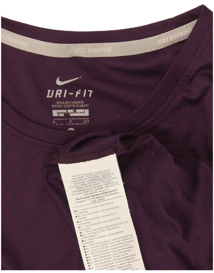 Tricou Nike Dri Fit pentru femei Top UK 8 Small Violet Poliester