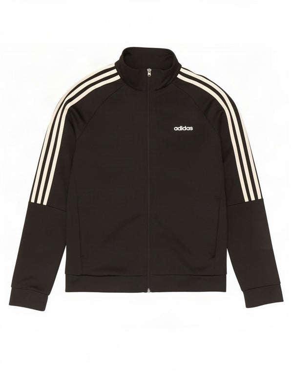 Jachetă de trening Adidas pentru femei UK 12/14 Poliester mediu negru
