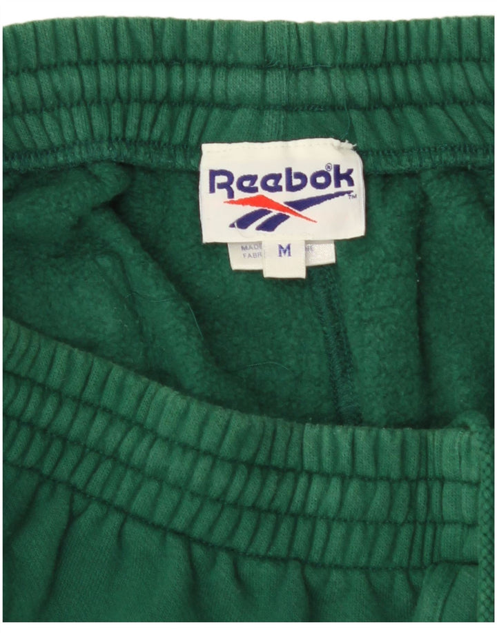 Pantaloni de trening pentru bărbați Reebok Pantaloni de jogging, bumbac verde mediu
