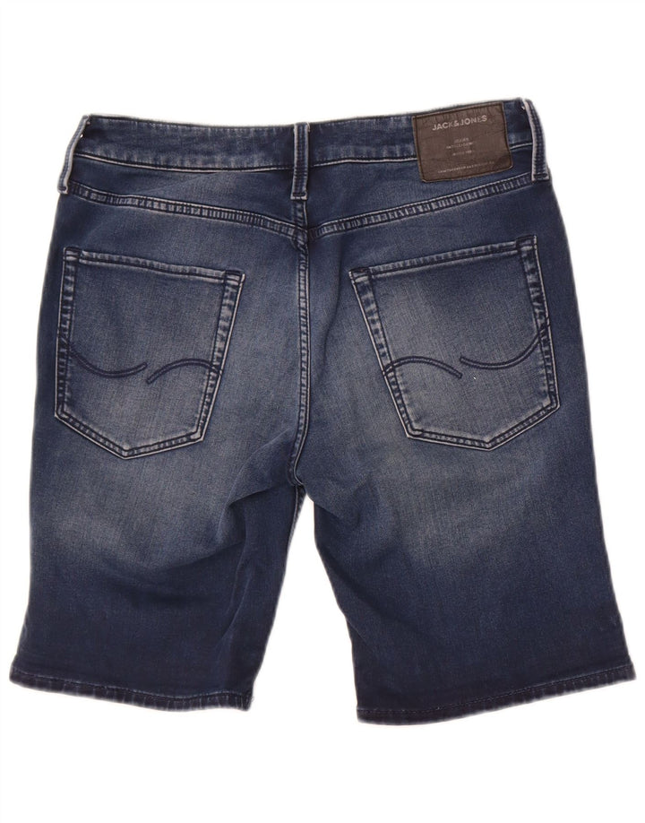 Pantaloni scurți Jack & Jones bărbați din denim mic W29 bumbac albastru