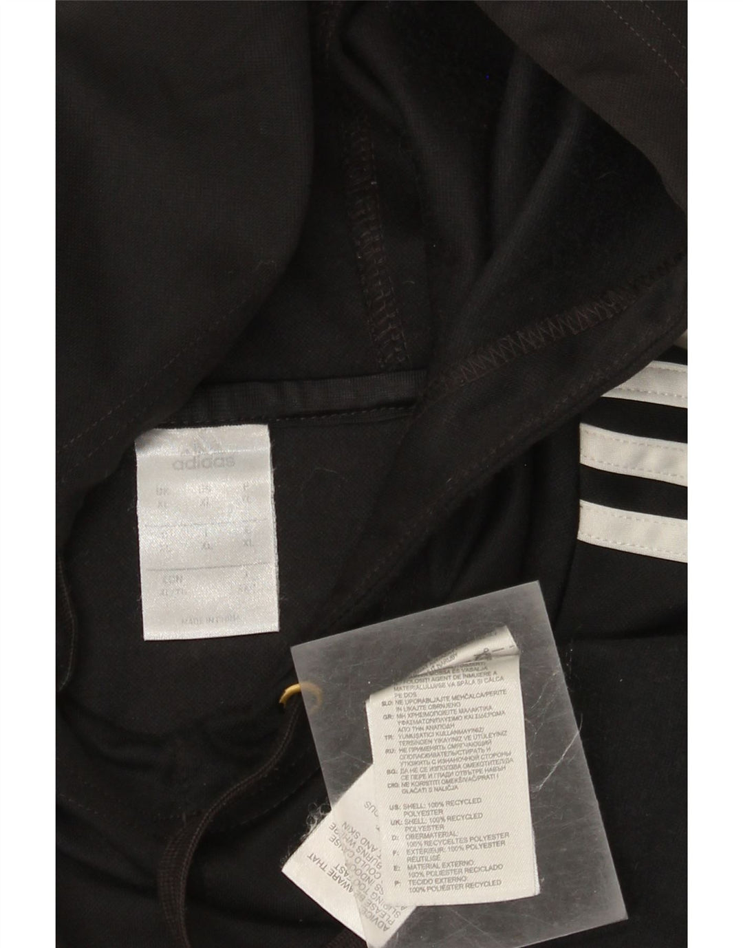 Pulover Adidas pentru bărbați, XL, negru, poliester color bloc