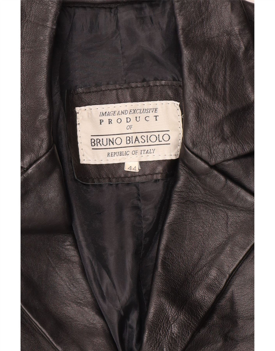 Geacă de piele vintage pentru femei IT 44 Medium Black Classic