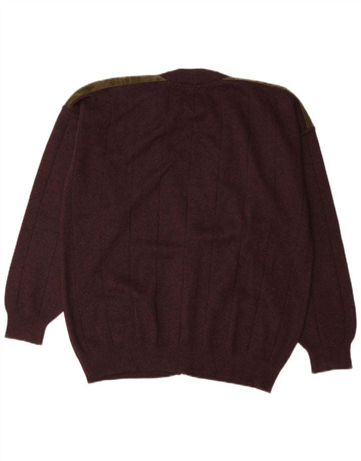 Pulover cardigan pentru bărbați Il Granchio XL Lână maro