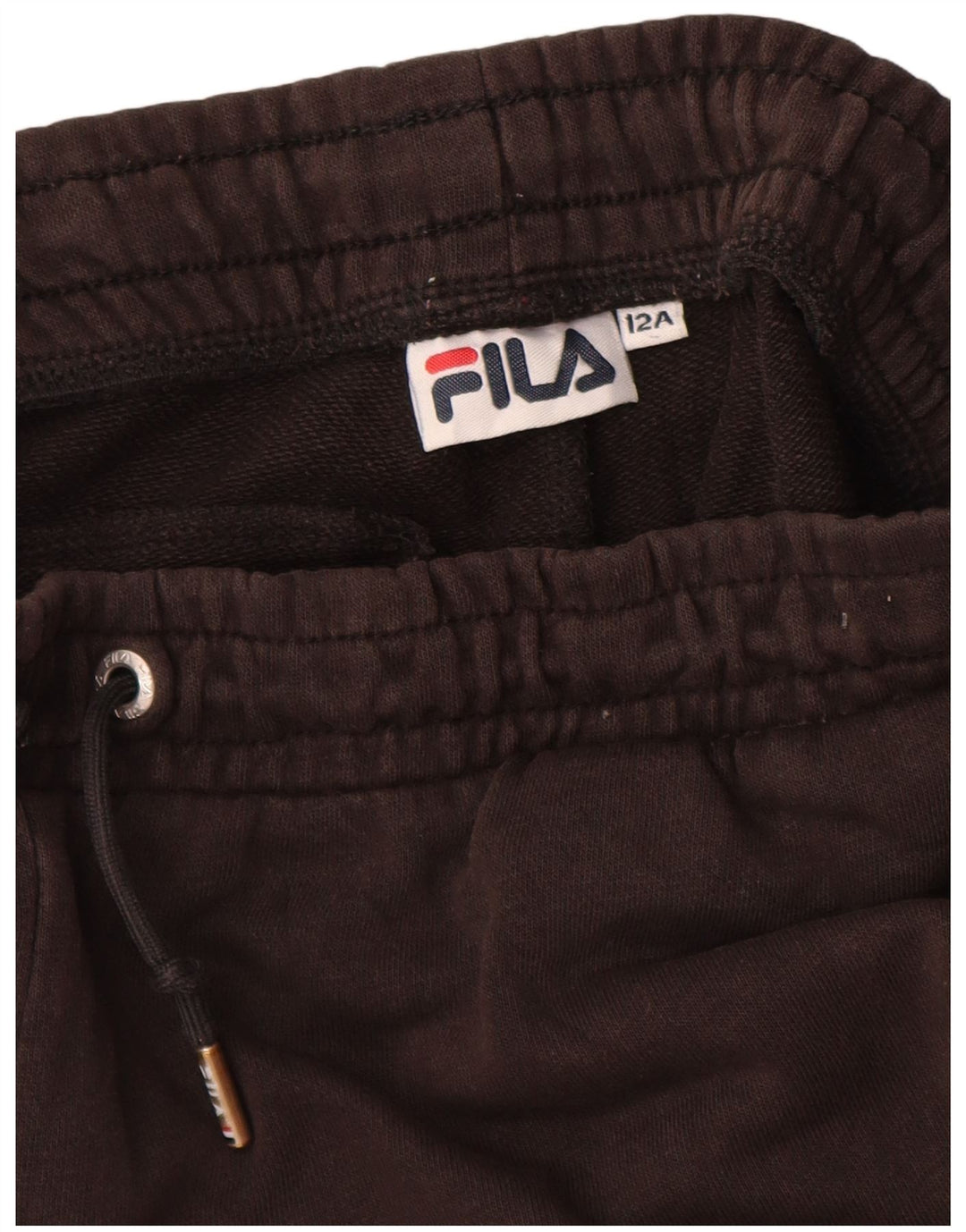 FILA Băieți Trening Pantaloni Joggeri 11-12 Ani Negru