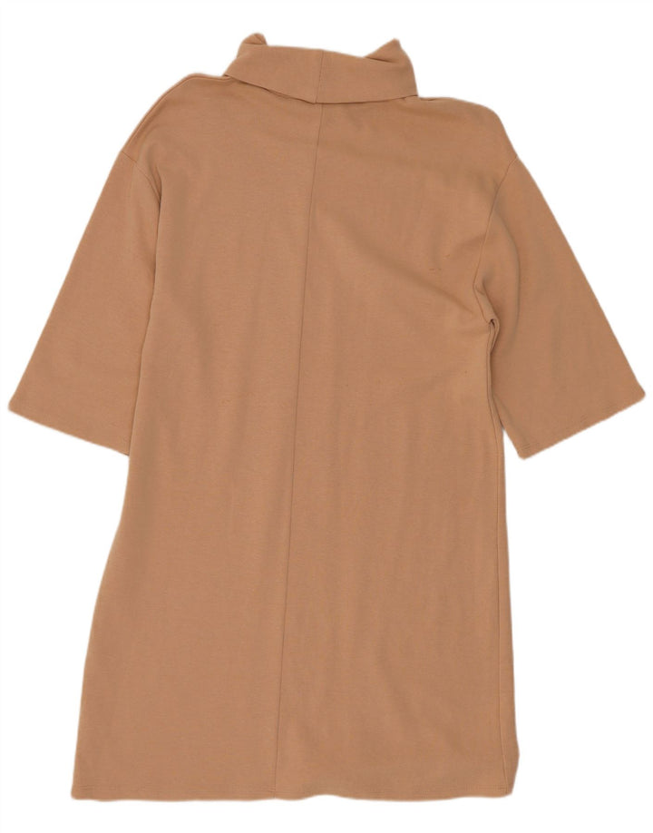 Rochie pentru femei Zara, cu maneci jumatate, 1/2 UK 8 Bej mic