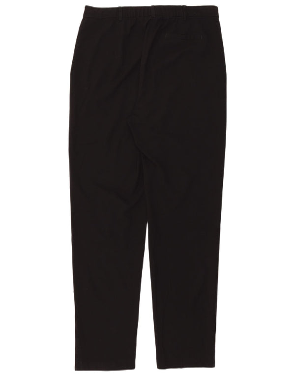 Pantaloni chino cu talie înaltă pentru femei Marks & Spencer UK 14 Large W34 L32 Negru