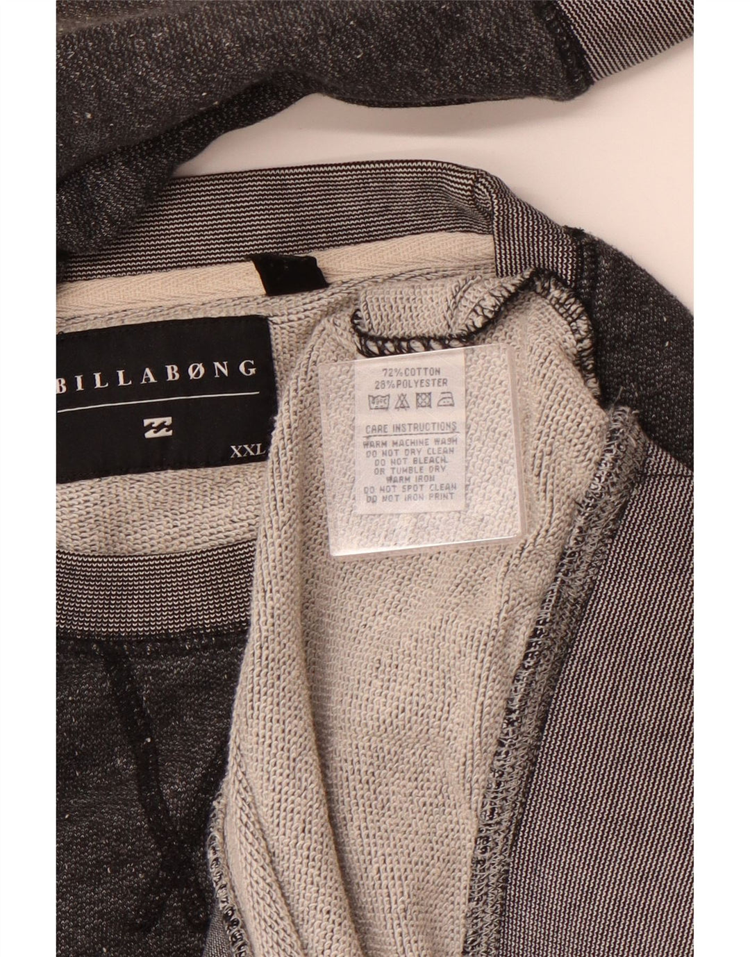 BILLABONG Mens Sweatshirt Jumper 2XL Grey Cotton