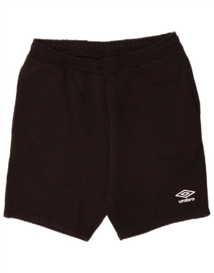 Pantaloni scurți sport UMBRO pentru bărbați, bumbac mediu negru