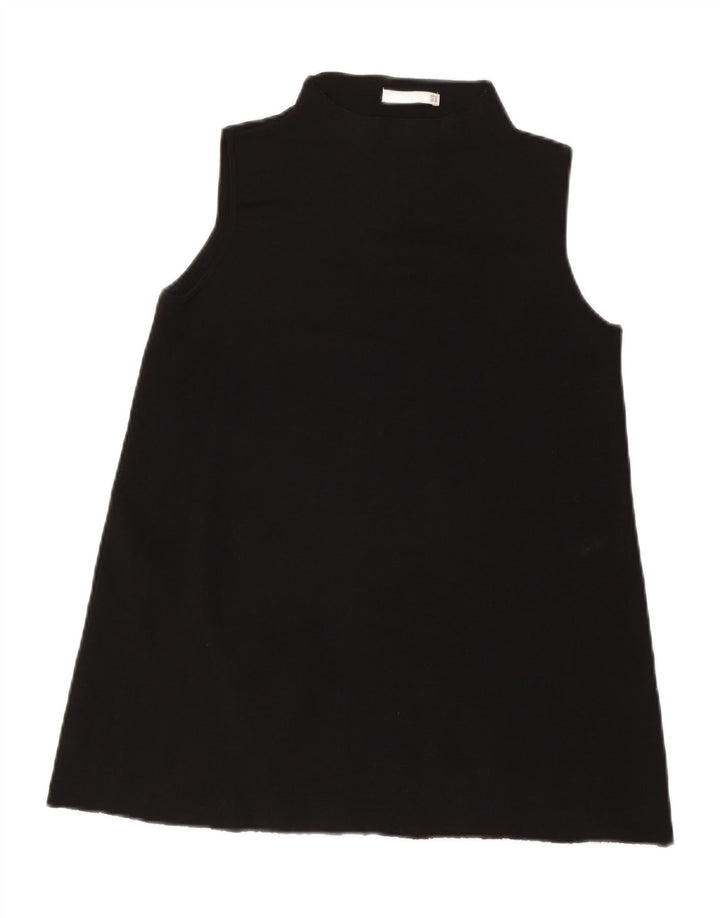 Top cu tunică fără mâneci pentru femei Zara UK 12 Medium Negru