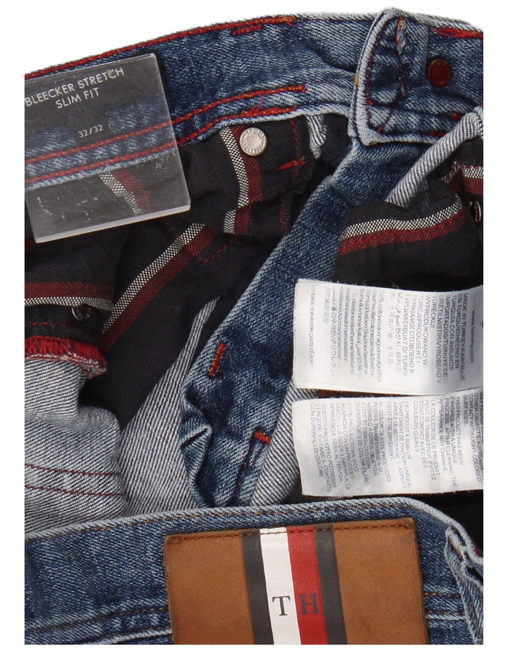 Blugi pentru bărbați Tommy Hilfiger Bleecker Slim W32 L32 Bumbac albastru