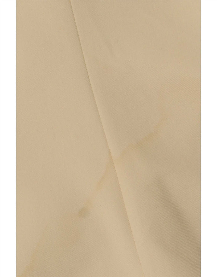 Jachetă Blazer pentru femei Zara, cu două piept, UK 14 XL Poliester alb