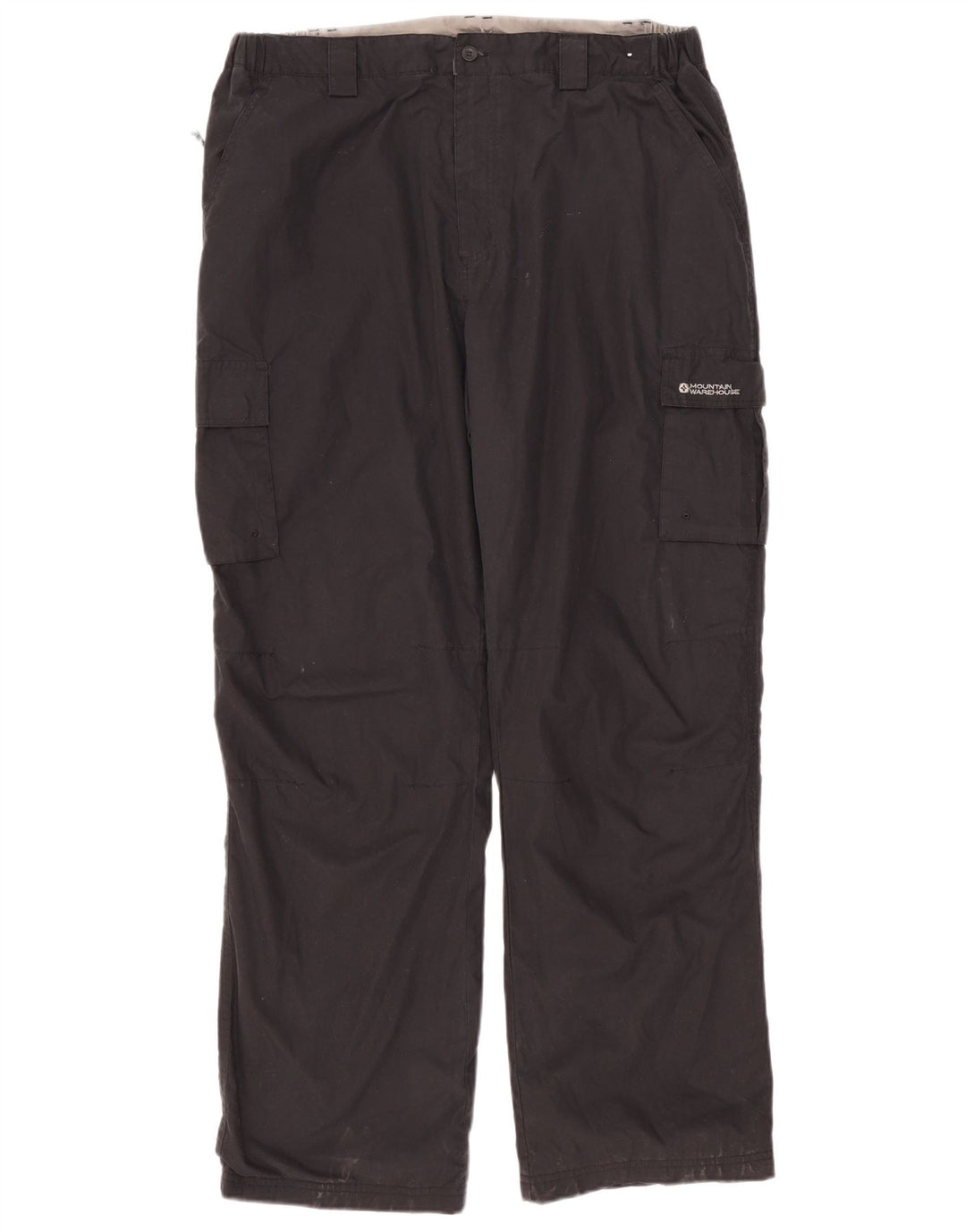 MOUNTAIN WAREHOUSE Pantaloni cargo drepti pentru bărbați W38 L32 Poliester negru