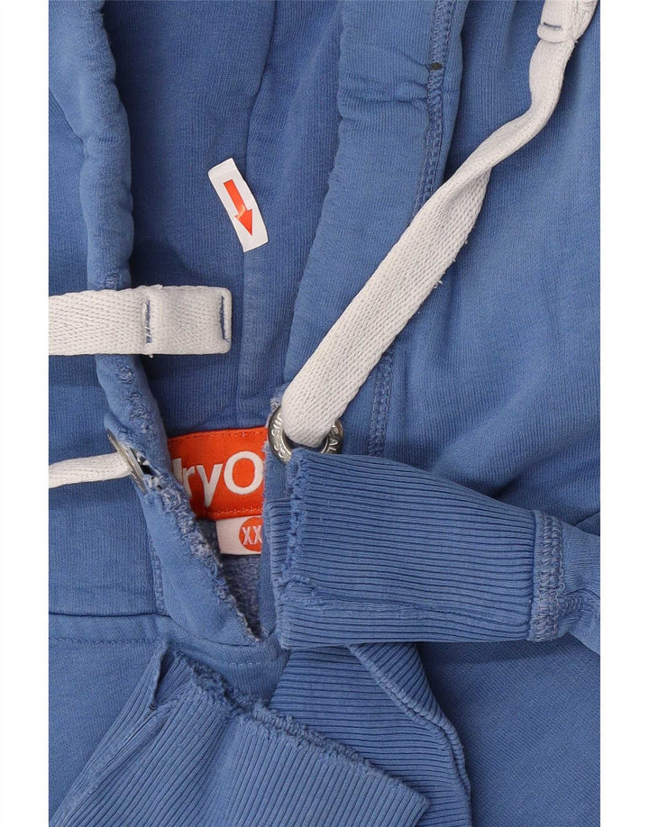 Pulover Superdry pentru bărbați, bumbac albastru 2XL