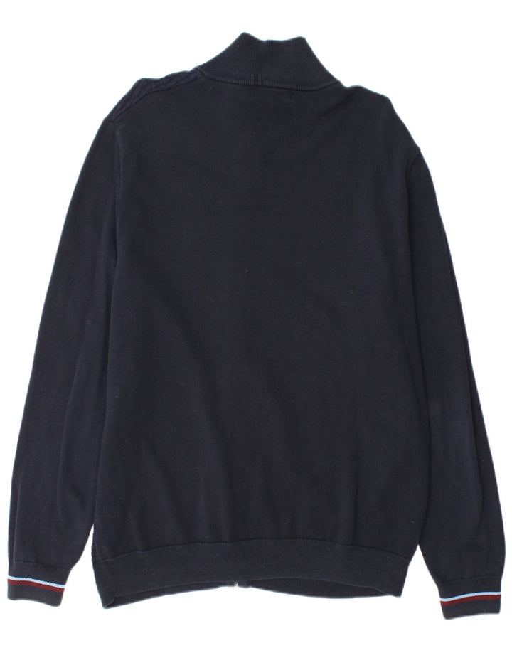 Pulover cardigan pentru bărbați Fred Perry XL bleumarin