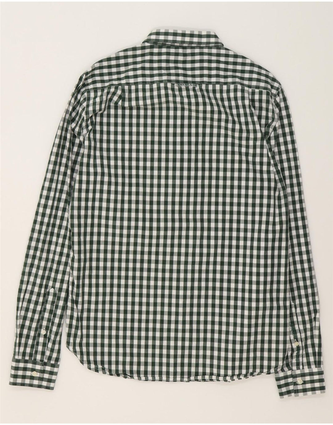 Cămașă pentru bărbați SUPERDRY XL, bumbac vichy verde