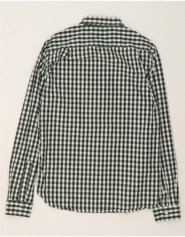 Cămașă pentru bărbați SUPERDRY XL, bumbac vichy verde