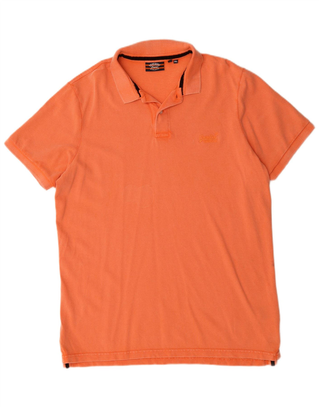 Tricou polo pentru bărbați Superdry 3XL bumbac portocaliu