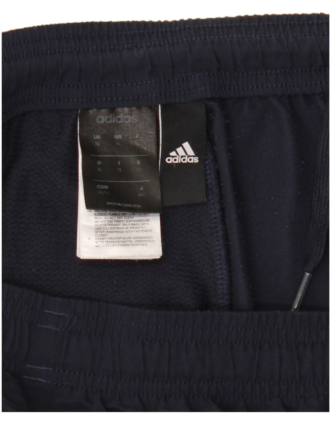 Pantaloni de trening pentru bărbați Adidas XL, poliester bleumarin