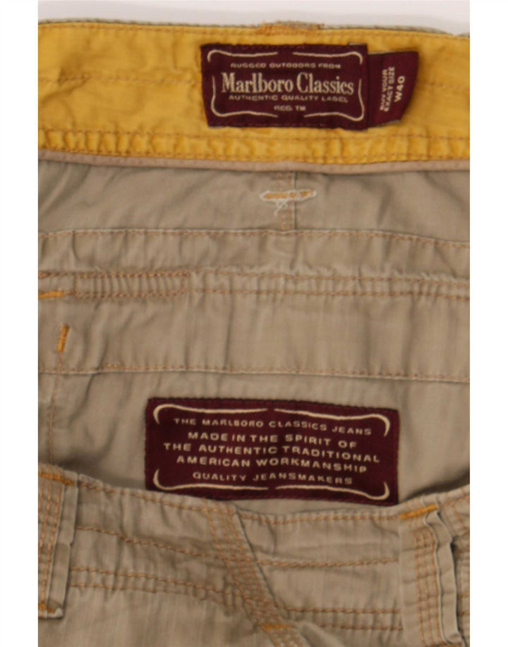 Pantaloni scurti cargo Marlboro Classics pentru bărbați, W40 XL, bumbac, culoarea obișnuită
