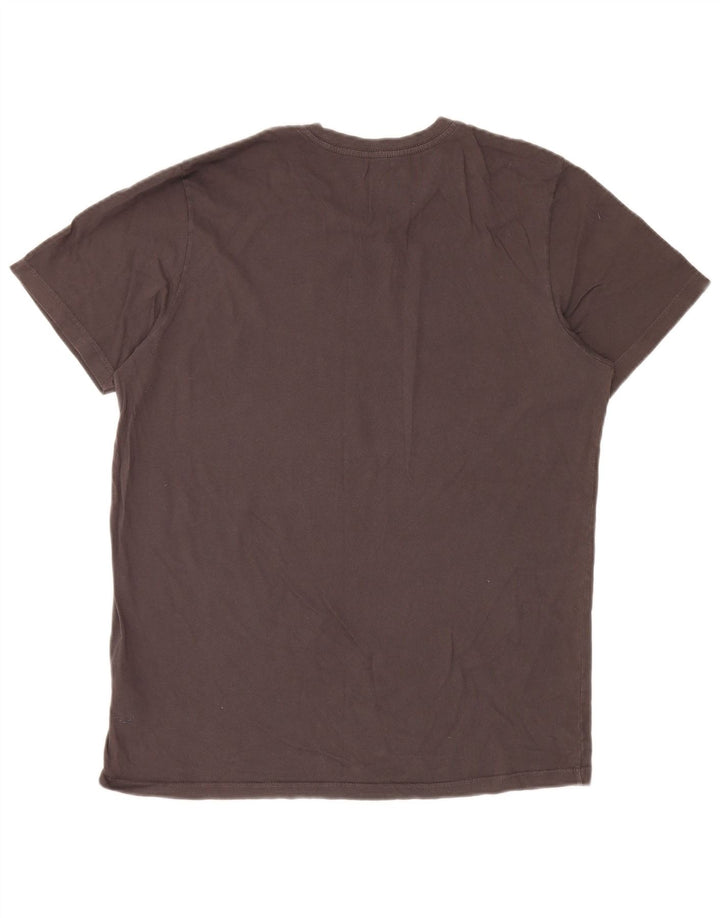 True Religion Tricou grafic pentru bărbați Top mare bumbac gri