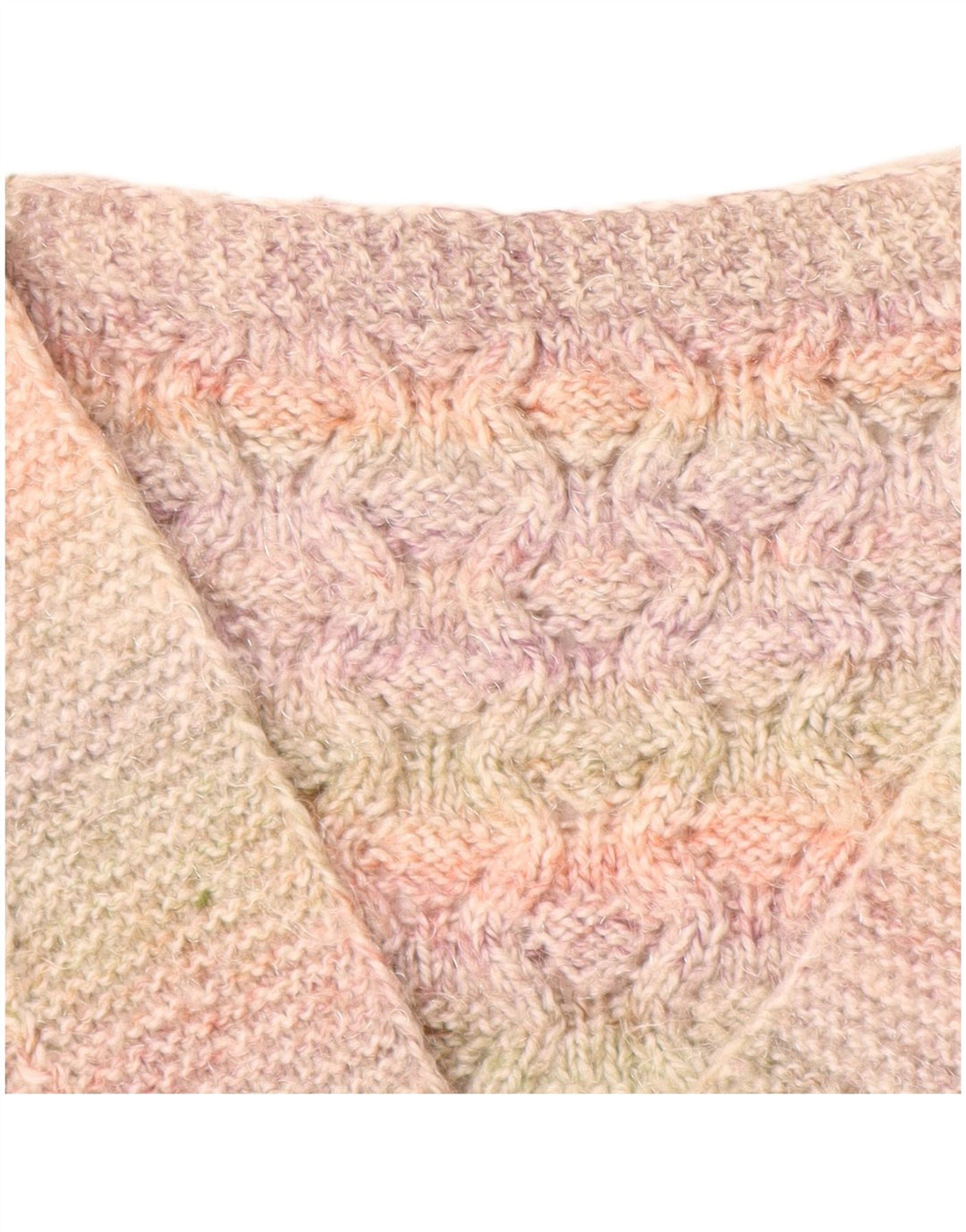 VINTAGE Femei Vest Tank Top UK 16 Large Pink Striped