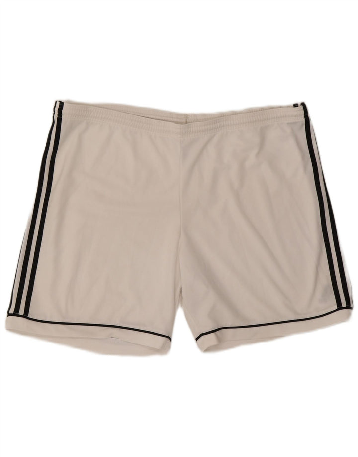 Pantaloni scurți sport pentru bărbați Adidas Climalite XL poliester alb