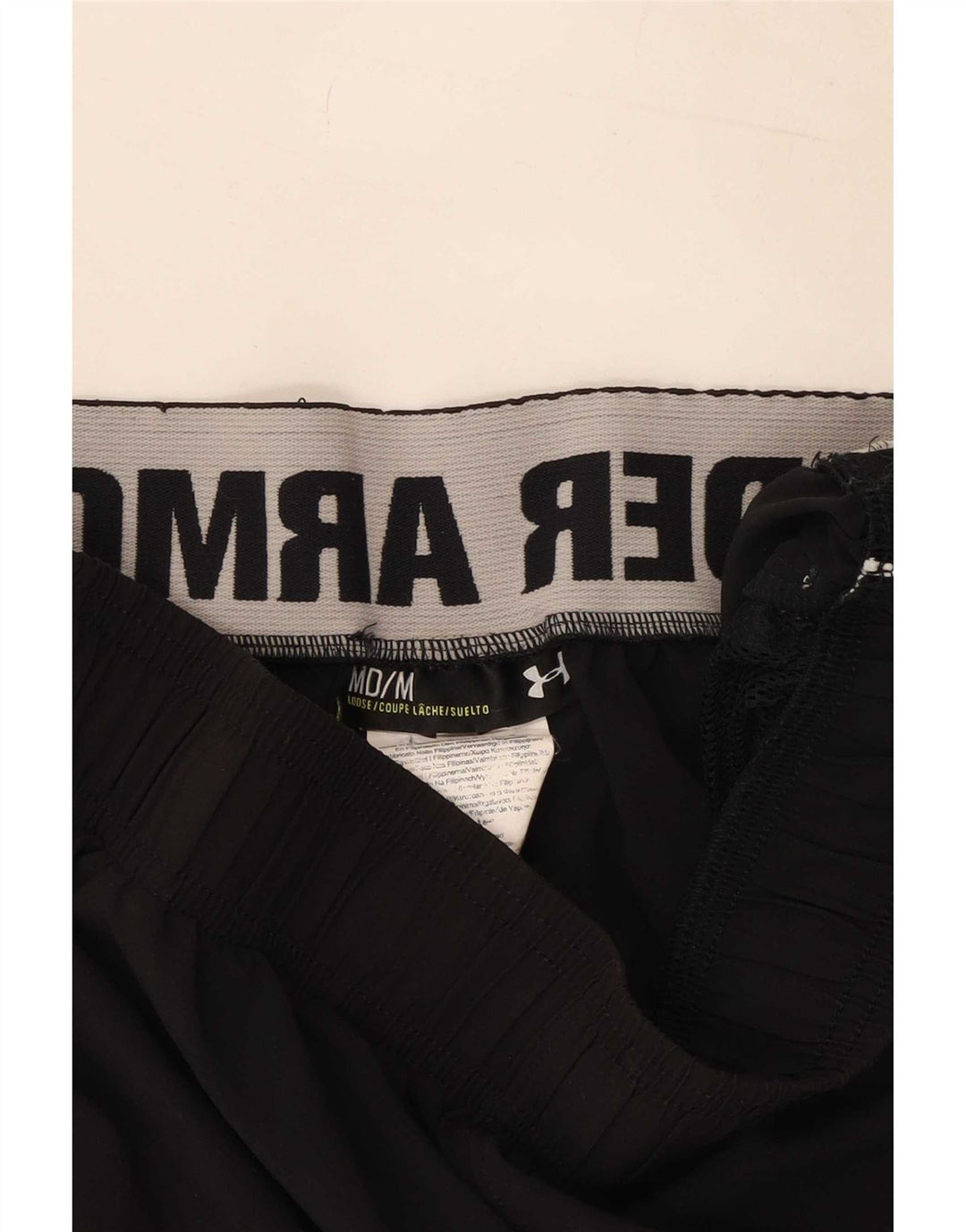 Pantaloni scurți sport grafic Under Armour pentru bărbați, medii, negri
