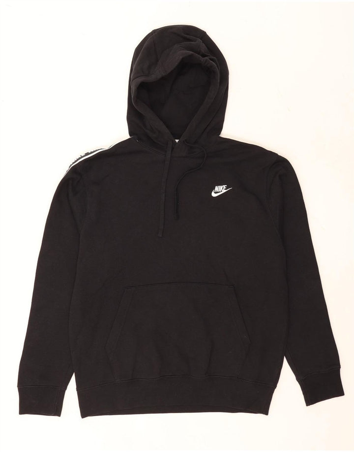 Pulover Nike Grafic pentru bărbați, bumbac mediu negru