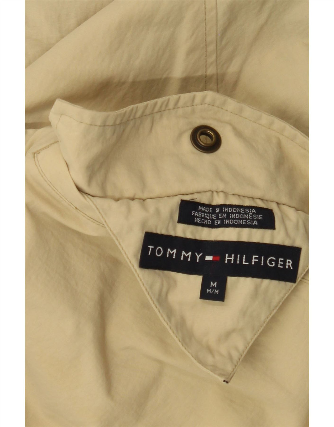 Jachetă reversibilă pentru bărbați TOMMY HILFIGER Marea Britanie 38 Mediu Navy Blue Check Blue