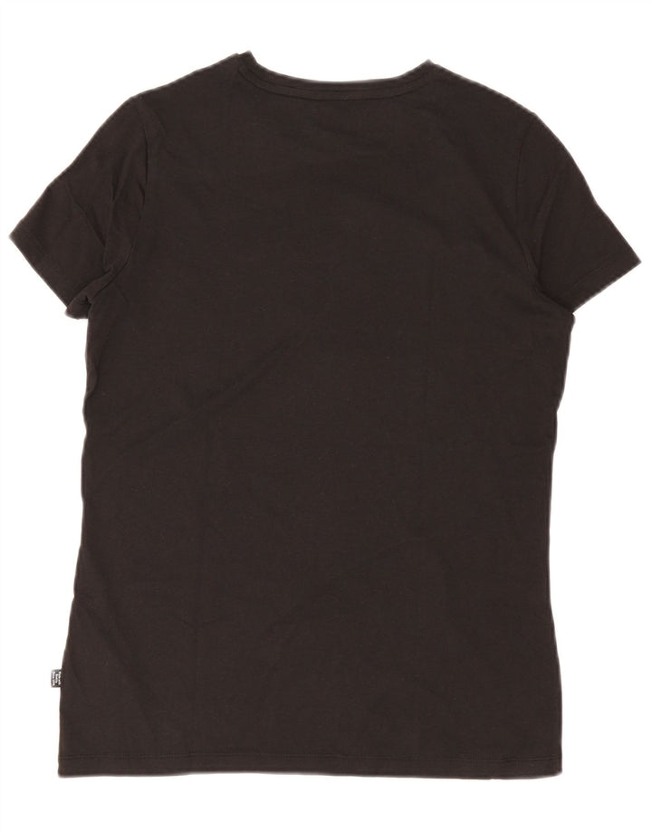 Tricou grafic Puma pentru femei Top UK 12 Medium Black Bumbac