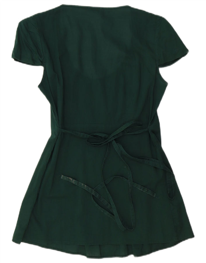 Rochie A-Line pentru femei BENETTON UK 10 Bumbac verde mic
