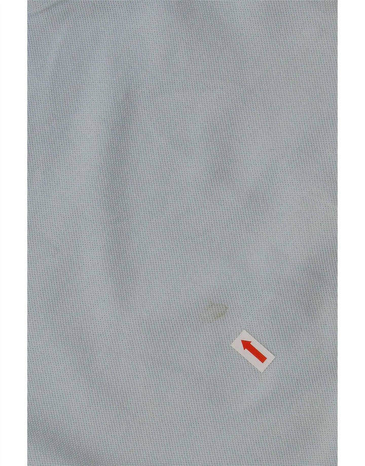 Tricou polo Lyle & Scott pentru bărbați, bumbac cu dungi albastre medii