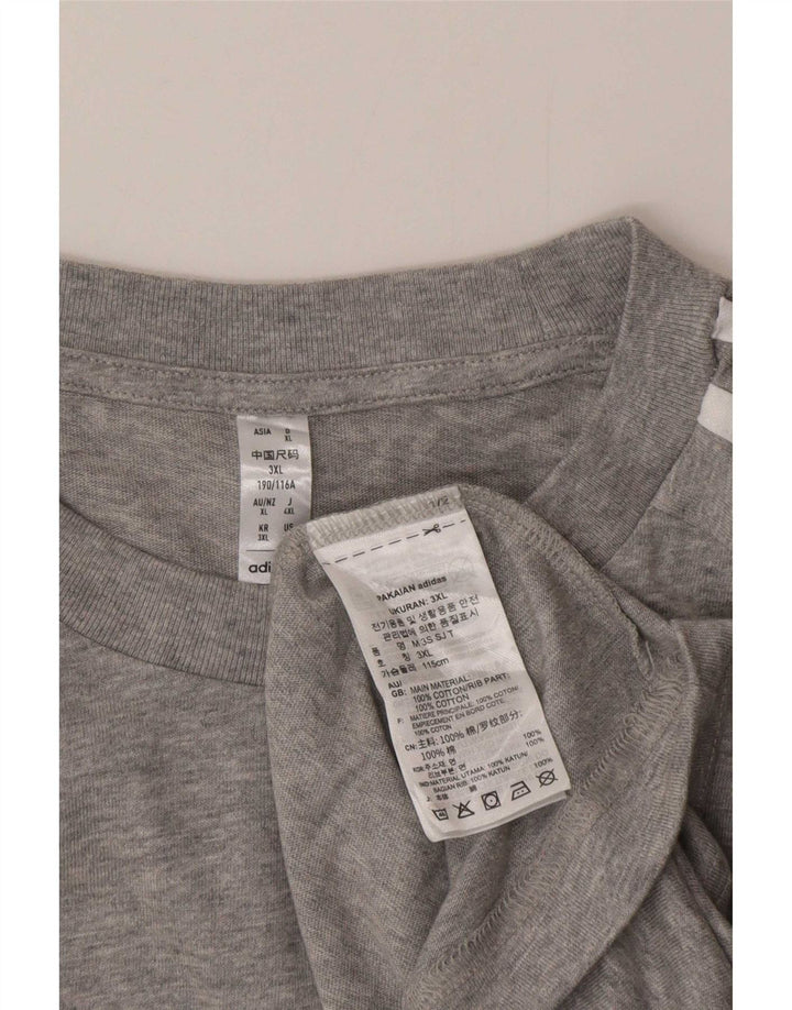 Tricou pentru bărbați Adidas Top XL bumbac gri