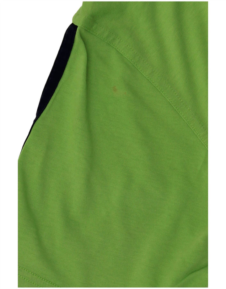 Tricou grafic ADIDAS Climalite pentru bărbați Top din bumbac verde mediu