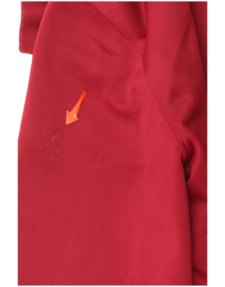 Pulover Carhartt pentru femei cu fermoar, UK 16 Poliester roșu mare