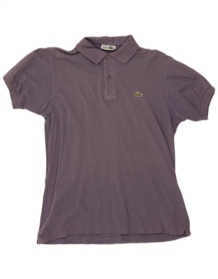 Tricou polo Lacoste pentru bărbați mărimea 4 bumbac violet mediu