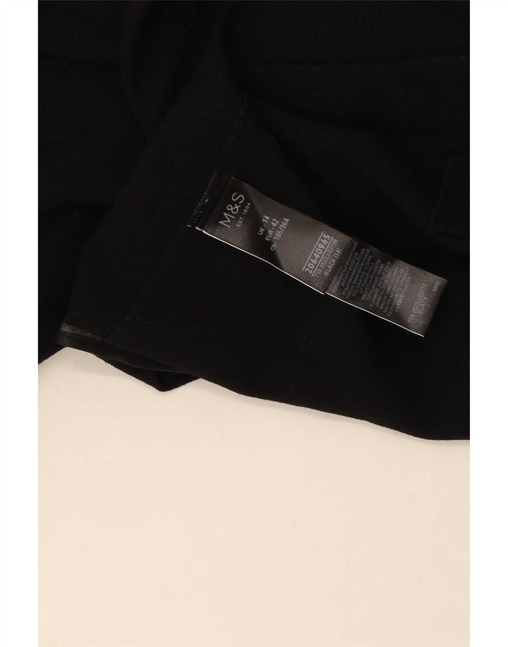 Jachetă pentru femei Marks & Spencer Open Blazer UK 14, mare, negru, poliester