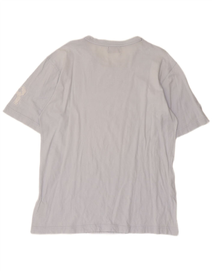 Tricou pentru bărbați Kappa Top mare, albastru, bumbac cu dungi