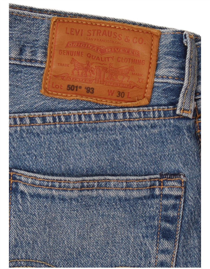 Pantaloni scurți Levi's 501 Denim W30 Medium Blue Bumbac