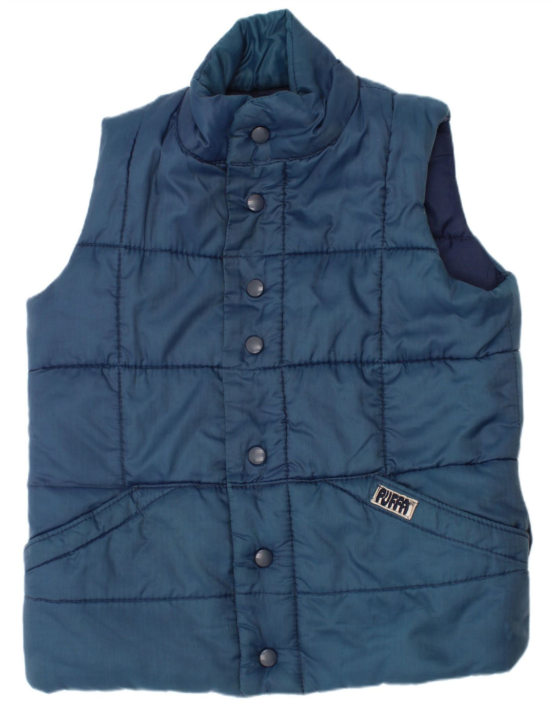 Gilet Captusit Puffa Boys 7-8 Ani Mare Albastru Nylon