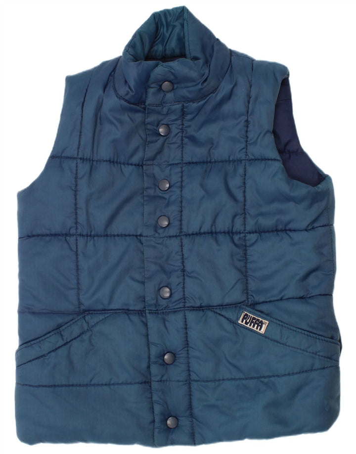 Gilet Captusit Puffa Boys 7-8 Ani Mare Albastru Nylon