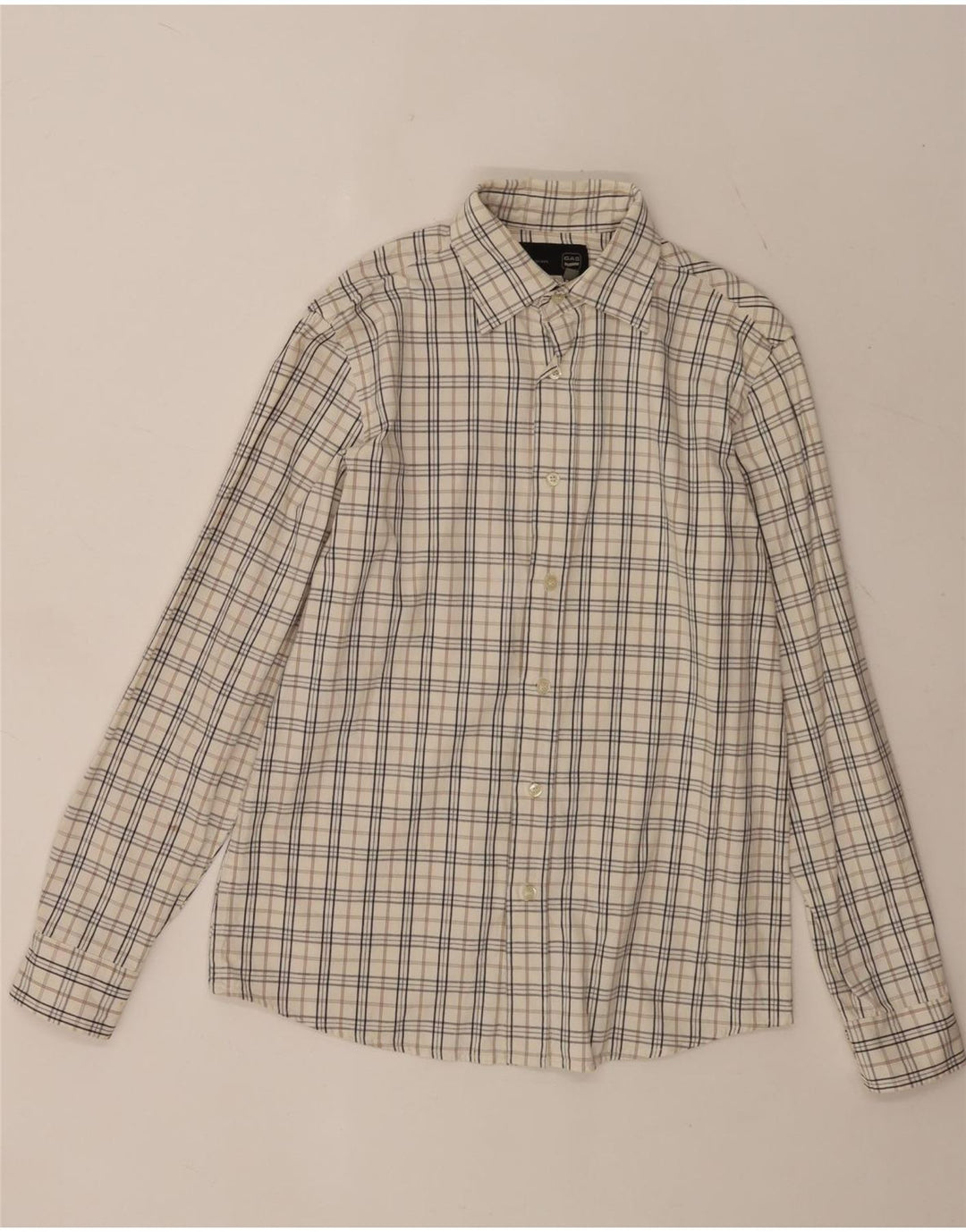 Cămașă pentru bărbați Gas Medium White Check